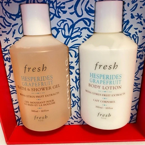 Fresh Hesperides Grapefruit Body Wash & Lotion Duo Gift Set New With Tags - Picture 3 of 10
